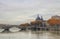 Hotel dieu de Lyon and the river rhone, Lyon old town, France