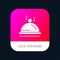 Hotel, Dish, Food, Service Mobile App Icon Design