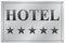 Hotel five stars signboard