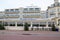 Hotel golden tulip as high society place at the seaside in Noordwijk on the beach promenade