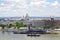 Hotel Graham and Holy Basilica view from the opposite bank of the Danube River