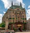 Hotel Moskva and Terazije fountain in city center of Belgrade.