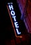 Hotel Neon Sign