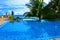 Hotel pool maldives