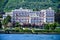 Hotel in Stresa on Maggiore Lake, Italy.