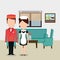 Hotel workers avatars characters