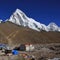 Hotels in Gorak Shep, last place before the Everest Base Camp.