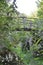 Hotnitsa Waterfall wooden bridge from Veliko Tarnovo province in Bulgaria