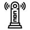 Hotspot modem icon, outline style