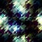 Hounds-tooth pattern on dark pixels background