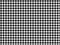 Houndstooth black and white fabric seamless pattern, vector