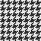 Houndstooth pattern. Seamless pattern.