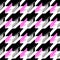 Houndstooth seamless pattern for clothes design.Trendy fabric ab