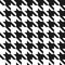 Houndstooth seamless pattern. Vintage houndstooth texture for textile and fashion industry