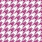 Houndstooth seamless purple vector pattern.