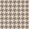 Houndstooth seamless vector brown pattern or tile background