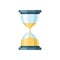 Hourglass modern isolated colorful flat vector icon