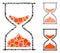 Hourglass Mosaic Icon of Tuberous Pieces