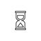 Hourglass outline icon