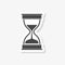 Hourglass, Sandglass, Sand timer, Sand clock sticker, simple vector icon