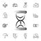 hourglass sketch style icon. Detailed set of banking in sketch style icons. Premium graphic design. One of the collection icons