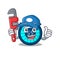 Hourglass Smart Plumber cartoon character design with tool