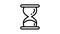 Hourglass timer icon animation