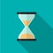 Hourglass vector icon 10 EPS