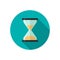 Hourglass vector icon 10 EPS