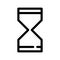 Hourglasses Icon Vector Symbol Design Illustration