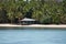 A house at the beach at one of the tropical islands in Tonga