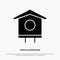 House, Bird, Birdhouse, Spring solid Glyph Icon vector