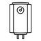 House boiler icon, outline style