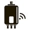 House boiler icon, simple style