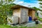 House built of bamboo.