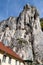 House built directly on the rocks in Essing in Bavaria, Germany at the Altmuehl river