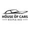 House of car repaire illustration vector.