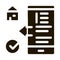 house check phone app icon Vector Glyph Illustration