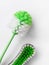 House chores scrubbing cleaning brushes