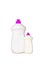House cleaning product. Plastic bottle with detergent isolated o