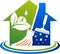 House cleaning service logo