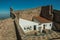 House and courtyard encircled by wall at the Marvao Castle