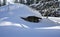 House covered by fresh snow