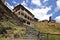 The house in Dartlo village in Tusheti region, Georgia