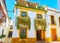 The house, decorated with plants in pots, Cordoba, Spain