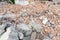 House demolition Demolished building ruin concrete bricks rubble debris