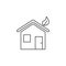 house, ecology green icons