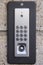 House entrance security keypad