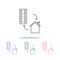 House exchange icon. Elements of real estate in multi colored icons. Premium quality graphic design icon. Simple icon for websites