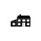 House with an extension icon. Element of travel icon for mobile concept and web apps. Thin line house with an extension